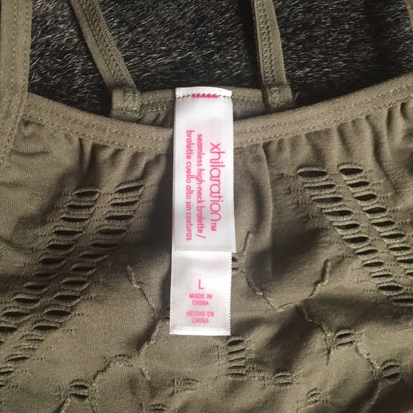 Olive Green Bralette - Picture 2 of 4